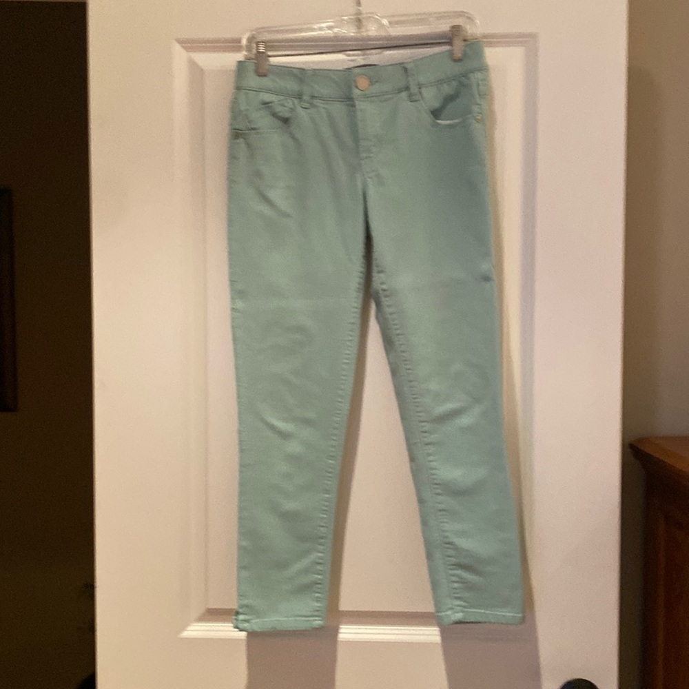 Casual pant,  light sea foam green